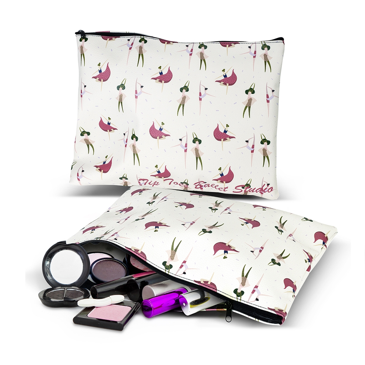 Gail PU Large Cosmetic Bags
