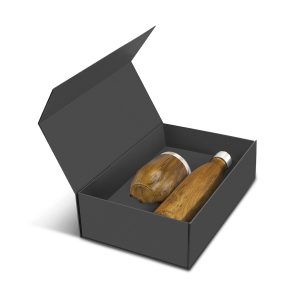 Heritage Wood Grain Vacuum Drinkware Gift Sets