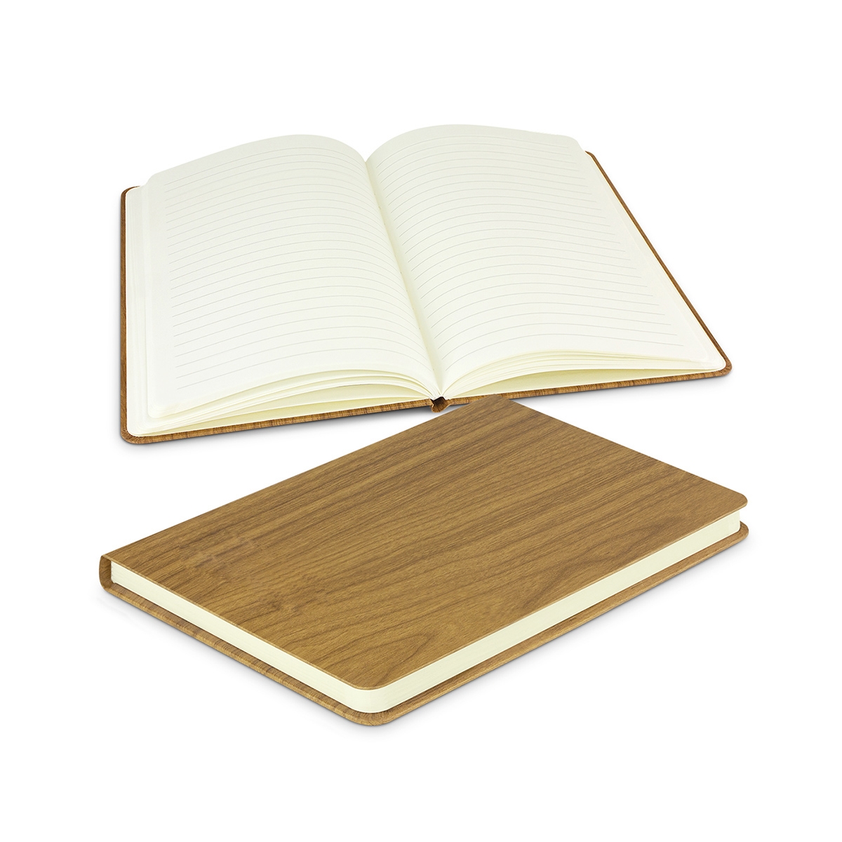 Lille Woodgrain Hard Cover Notebooks - Image 2