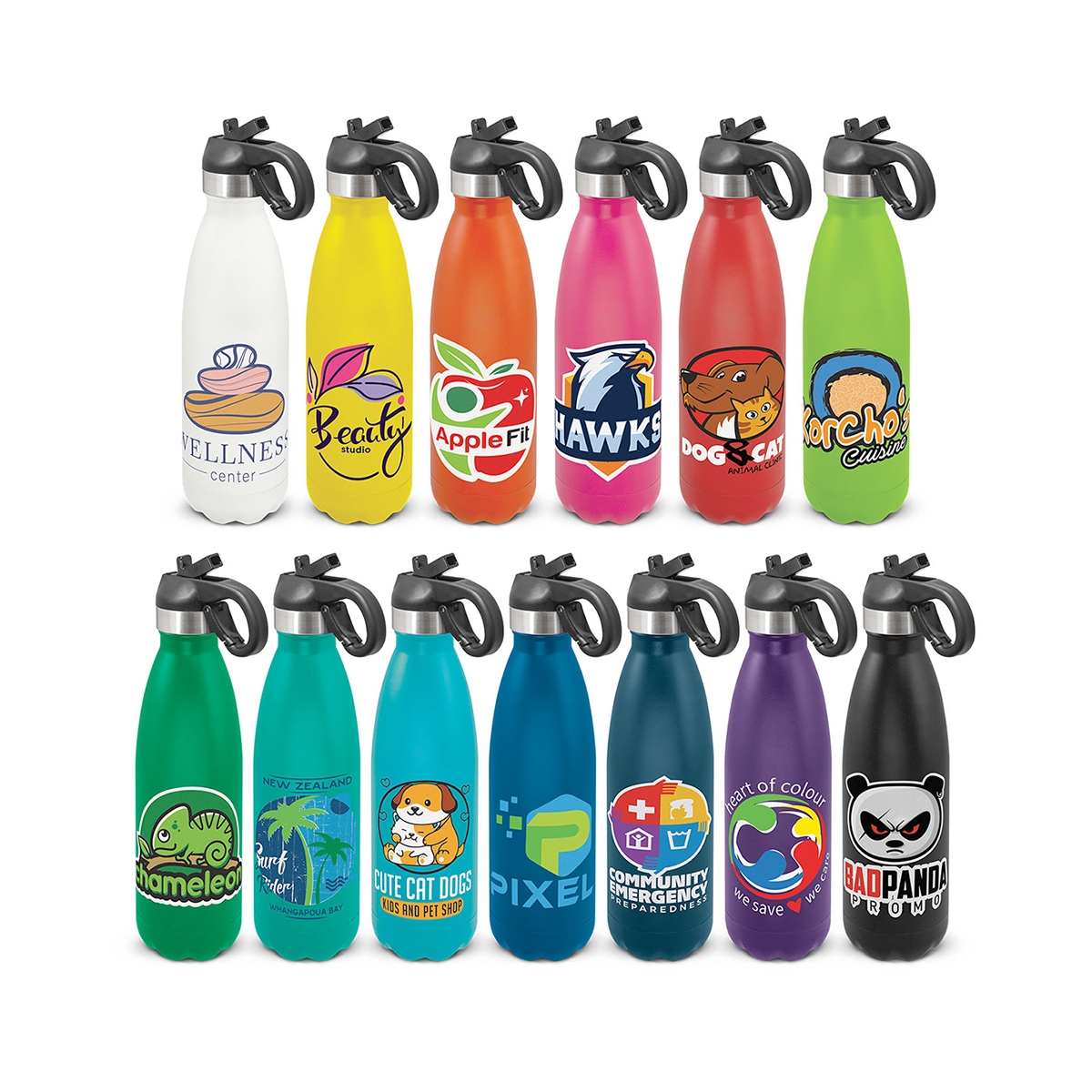 Mirage Vacuum Bottles With Flip Lid