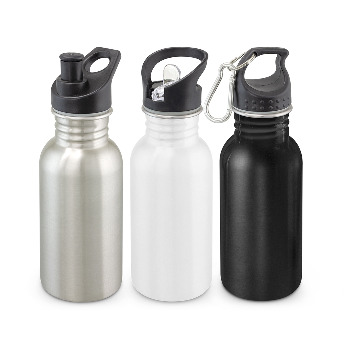 Nomad Shiny Steel Bottles 500ml