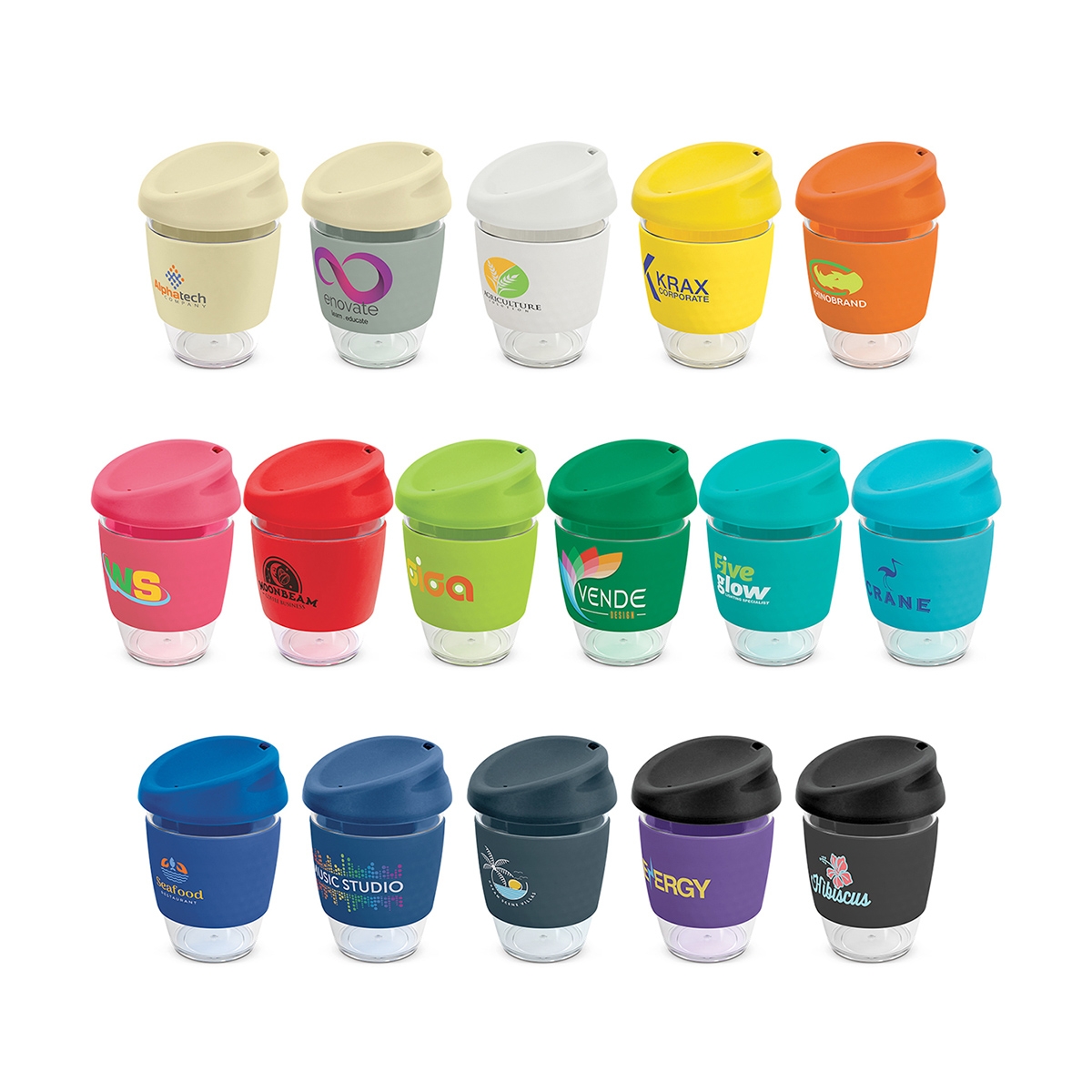 Nova Crystal Clear Tritan Cups 340ml