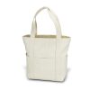 Racine Canvas Zip Tote Bags - Image 2