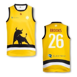 Round Collar Mens AFL Tops