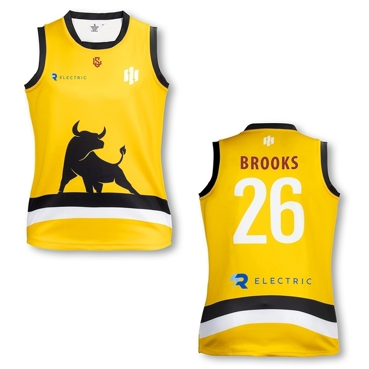 Round Collar Womens AFL Tops