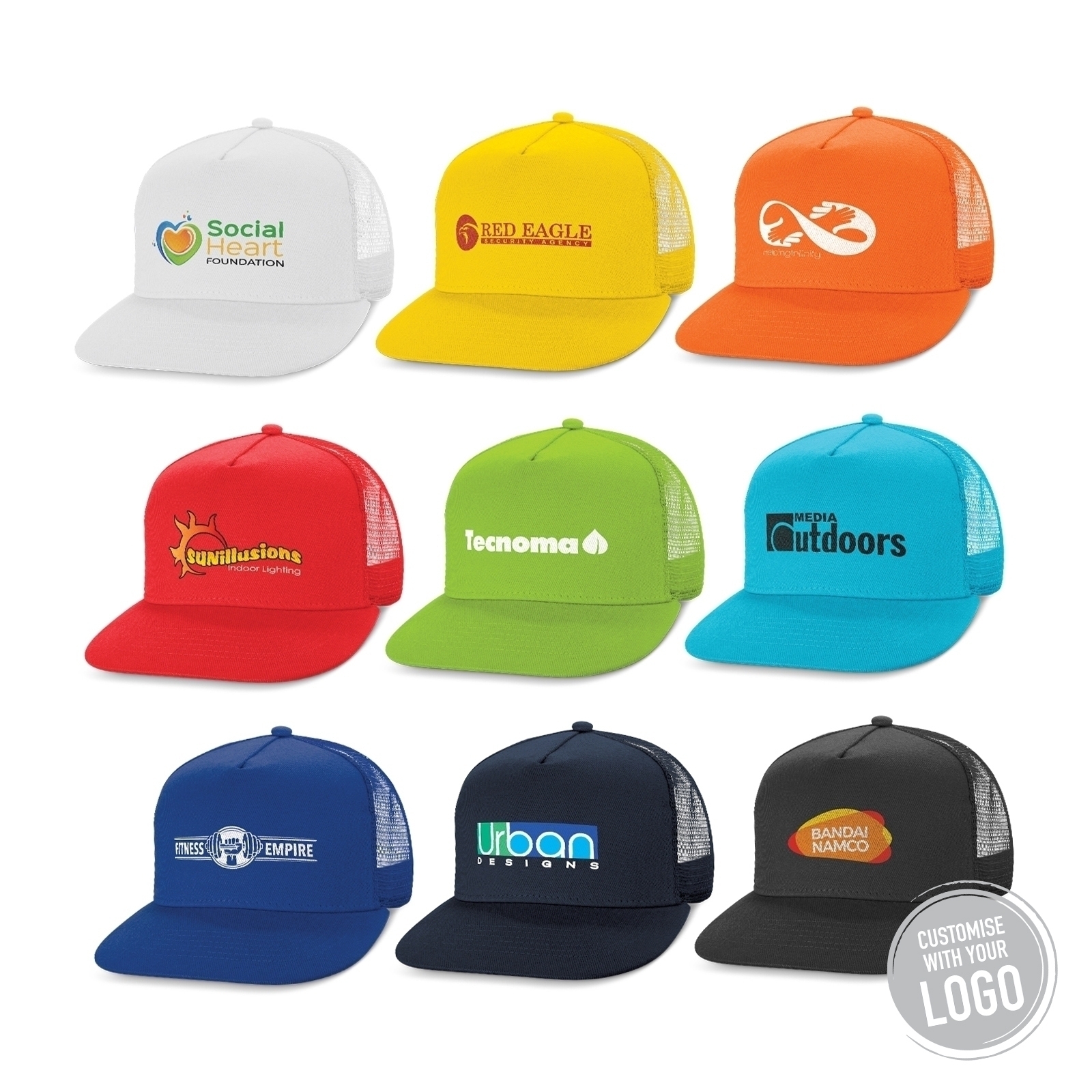 Runge Flat Mesh Caps - Image 2