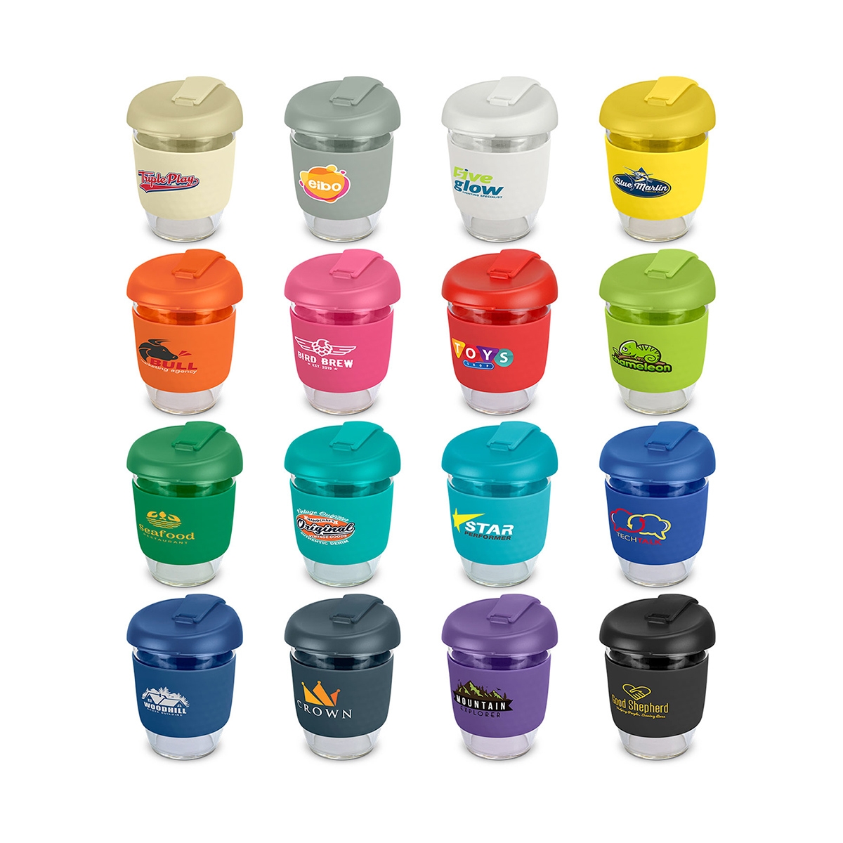 Stellar Borosilicate Glass Cups 350ml