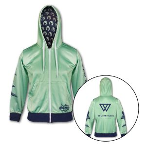Stylish Womens Zippered Sports Hoodie