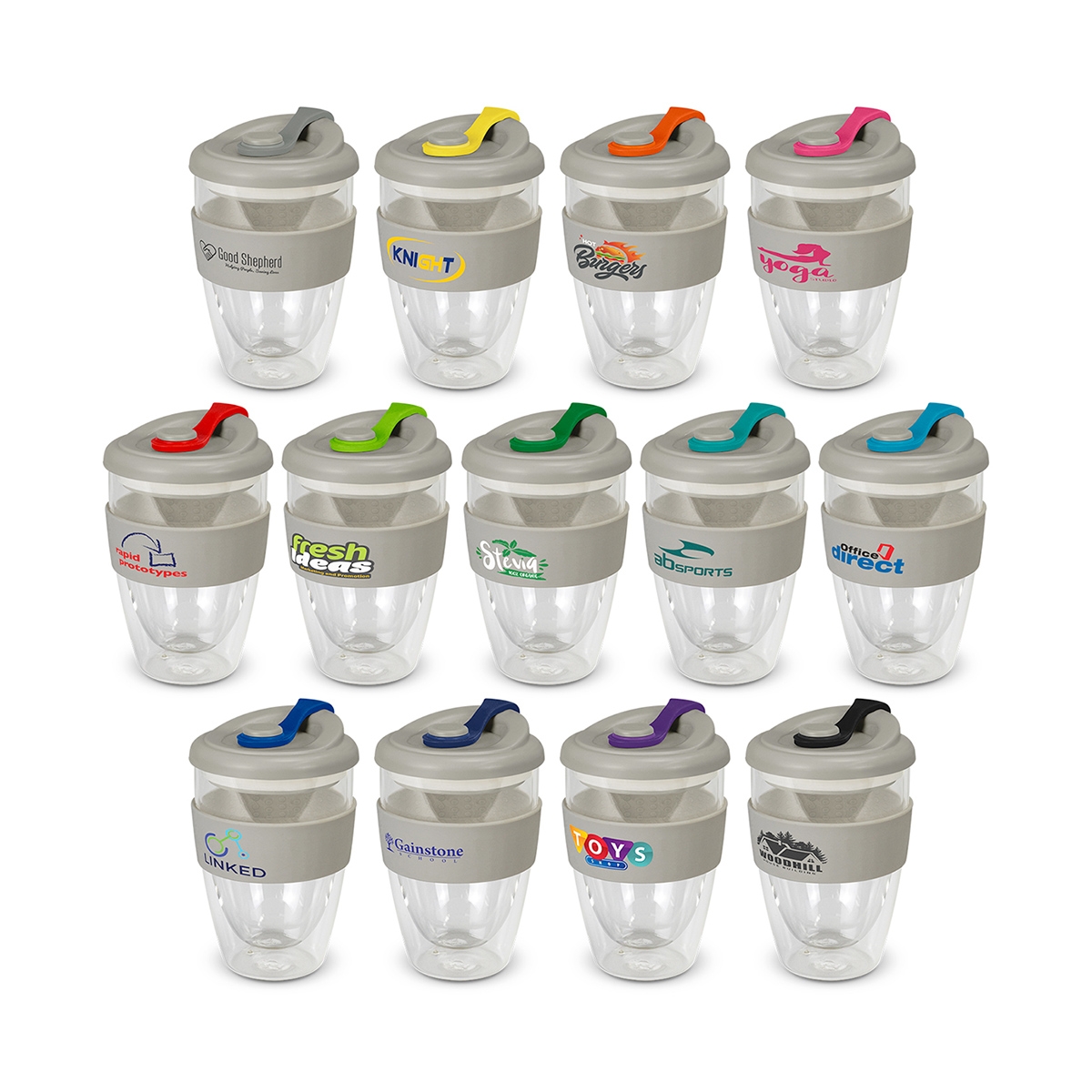 Valencia Glass Coffee Cups 350mL - Image 2