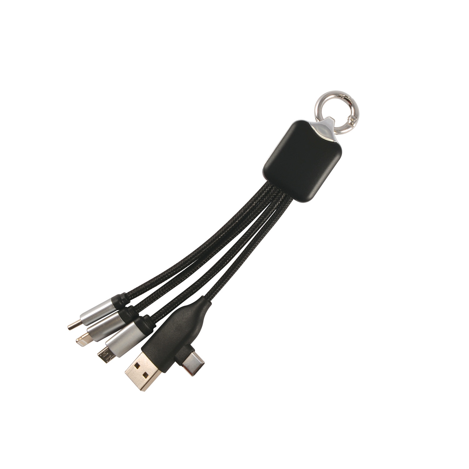 QuadLink Square 4-in-1 Illuminated Charging Cords