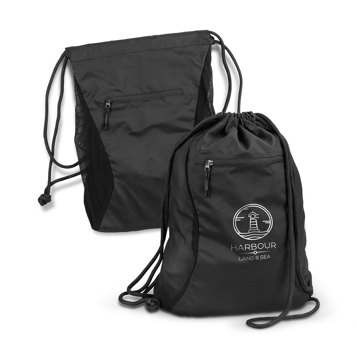 Woven Polyester Drawstring Backpacks