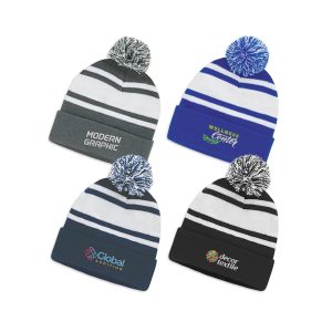Zevo Beanies with Pom Pom